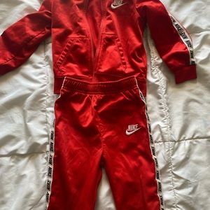 24m red Nike Sweatsuit
